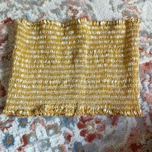 Brandy Melville Strapless Crop Top